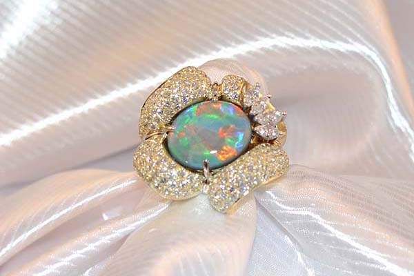 Opal, Gold and Diamonds